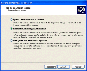 connexion au réseau d\