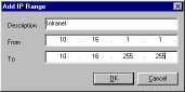 ajouter une plage d\'adresses IP dans la zone locale de ZoneAlarm